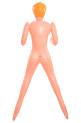 Becky the Beginner Babe Inflatable Love Doll in a standing position with three love holes for pleasure.