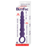 Nasstoys Buttfuc Vibrating Thrusting Anal Wand packaging featuring 10 functions and silicone design.