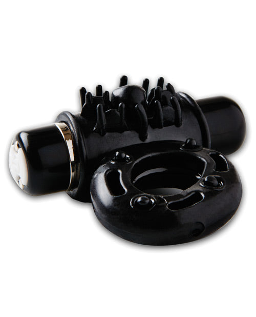 Nu Sensuelle Bullet Ring Vibrating Cock Ring Black for enhanced intimacy and stronger erections.