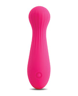 Sensuelle Nubii Sola Bullet Vibrator Pink showcasing its curvaceous design and vibrant pink color for intimate stimulation.