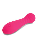 Sensuelle Nubii Sola Bullet Vibrator Pink in a vibrant pink color, designed for clitoral stimulation with unique vibration patterns.