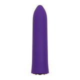 Nu Sensuelle Point 20 Function Silicone Bullet Purple, compact and sleek, designed for powerful stimulation.
