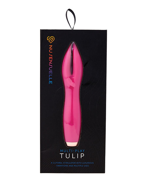 NU Sensuelle Tulip Magenta Multi-Play Vibrator in packaging, designed for versatile stimulation.