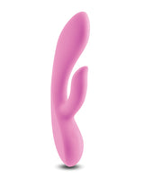 Obsessions Bonnie Vibe Light Pink silicone vibrator with plush curves and flexible design for intimate pleasure.