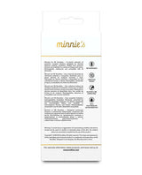 Minnies Dot Flexible Bullet Vibe Lilac product packaging details and features information.