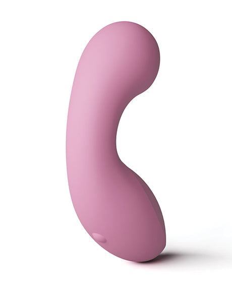 Minnies Flick Flexible Curved Vibe Pink shown with a sleek, soft design perfect for plush pleasures and comfort.