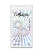 Fantasia Intensity Cock Rings Pearl packaging featuring three stretchy and luxurious cock rings in a colorful design.