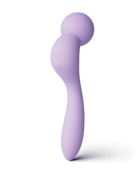 INYA Dual Ended Pleasure Wand Lavender, a dual-ended silicone vibrator for versatile stimulation.