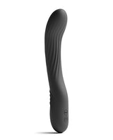 Renegade Wiggle Stick Silicone Gyrating Vibrator Black, sleek design with ribbed shaft and gyrating action.