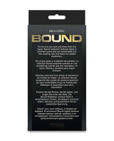 Bound 50 ft Bondage Restraints Rope Silver packaging, featuring descriptive text and product details.