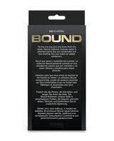 Bound 50 ft Bondage Restraints Rope Pink packaging showcasing product features and design.
