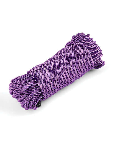 Bound 50 ft Bondage Restraints Rope Purple, soft and non-chafing polyester rope for comfortable restraint play.