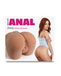 I Dream of Anal Jenny Masturbator Tan with realistic tan finish and cuddly design for pleasure and fantasy.