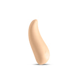 Desire Kama Vanilla Rechargeable Tongue Vibrator showcasing a tapered design for clitoral stimulation.