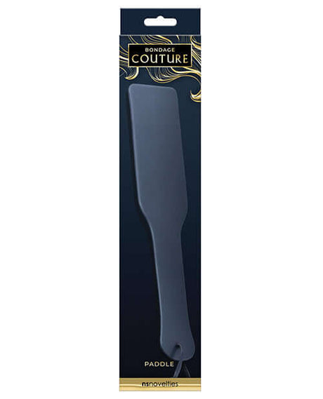 NS Novelties Bondage Couture Paddle Blue in packaging with a sleek design for couples' play.