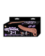 The Great Extender 2 in 1 9 inch Extender & Masturbator Brown packaging display with detailed design.