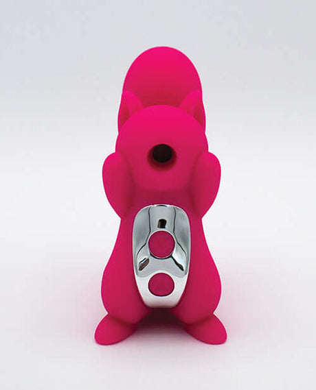 Natalie's Toy Box Screaming Squirrel Vibrator Hot Pink featuring a playful design and multi-function controls.
