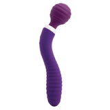 Nu Sensuelle Nubii Lolly Dual-Ended Wand Purple features a unique design and spherical head for ultimate pleasure.