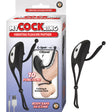 My Cock Ring Vibrating Pleasure Partner Silicone Black packaging showing cock ring and features for couples.