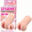 Lil Cuties Perfect Masturbator Marilyn Vanilla by Nasstoys, compact travel stroker with realistic texture for solo play.