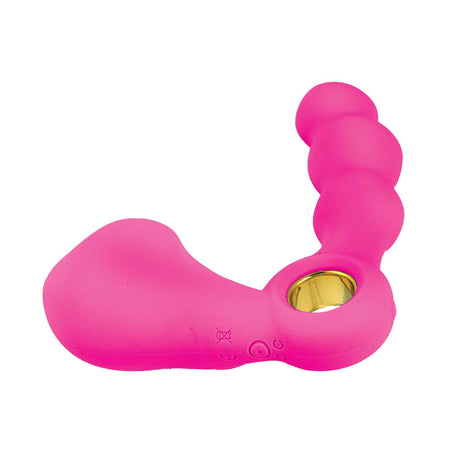 Nasstoys Princess Euphoria G-Spot Vibrator Pink in vibrant pink color with dual motors and flexible design.
