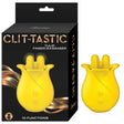 Clit-tastic Tulip Finger Massager Yellow in packaging, designed for targeted stimulation and intimate pleasure.