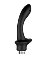 Nexus Beginner Shower Douche Kit Black silicone nozzle for intimate cleansing with ergonomic design.