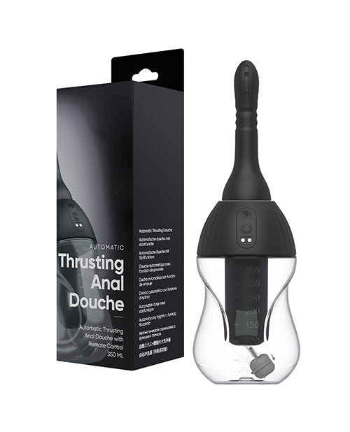 Nexus Thrusting Automatic Douche with remote control for targeted cleansing and pleasure, featuring sleek design and easy operation.