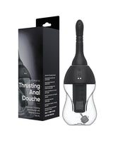 Nexus Thrusting Automatic Douche with remote control for targeted cleansing and pleasure, featuring sleek design and easy operation.