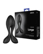 Nexus Bendz Vibrating Butt Plug Large Black with packaging, showcasing its silicone design and bendable arms.