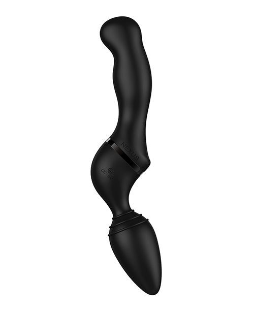 Nexus Revo Twist Rotating & Vibrating Massager Black with ergonomic design and dual stimulation features.