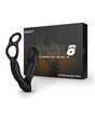 Nexus Simul8 Dual Anal & Perineum Cock & Ball Black packaging and product image.