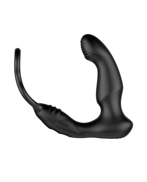 Nexus Simul8 Wave Dual Cock Ring Prostate Massage Black for maximum pleasure and satisfaction.