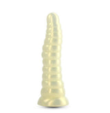 Fantasia Nymph 7.4 Inch Flexible Dildo Amber in a shimmering amber hue with a flexible design for satisfying sensations.