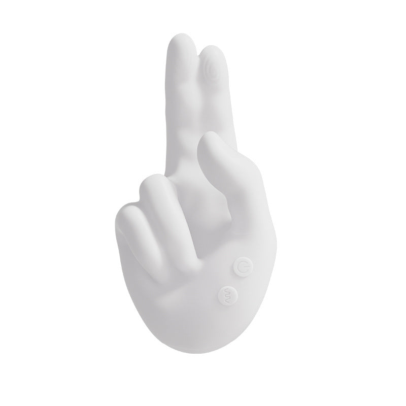 2 Fingers Come Hither Vibrating Thumb personal massager designed to provide internal and external stimulation.
