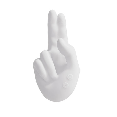 2 Fingers Come Hither Vibrating Thumb personal massager designed to provide internal and external stimulation.