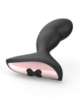 Thrillz Sec Bro Silicone Prostate Massager with Remote in black and pink design, featuring rounded contours and remote control.