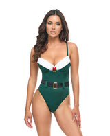 Holiday Elfina Padded Cup Teddy Green L/XL featuring padded cups and festive details for playful holiday style.
