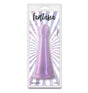 Fantasia Phoenix Orchid Flexible TPE Dildo in packaging with shimmering purple design and body-hugging flexibility.