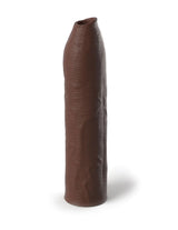 Fantasy X-Tensions Elite Uncut 7 Inch Extension Sleeve Brown displayed on a white background.