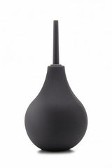 Anal Douche Large Black with a sleek black design and nozzle for effective cleansing before anal play.