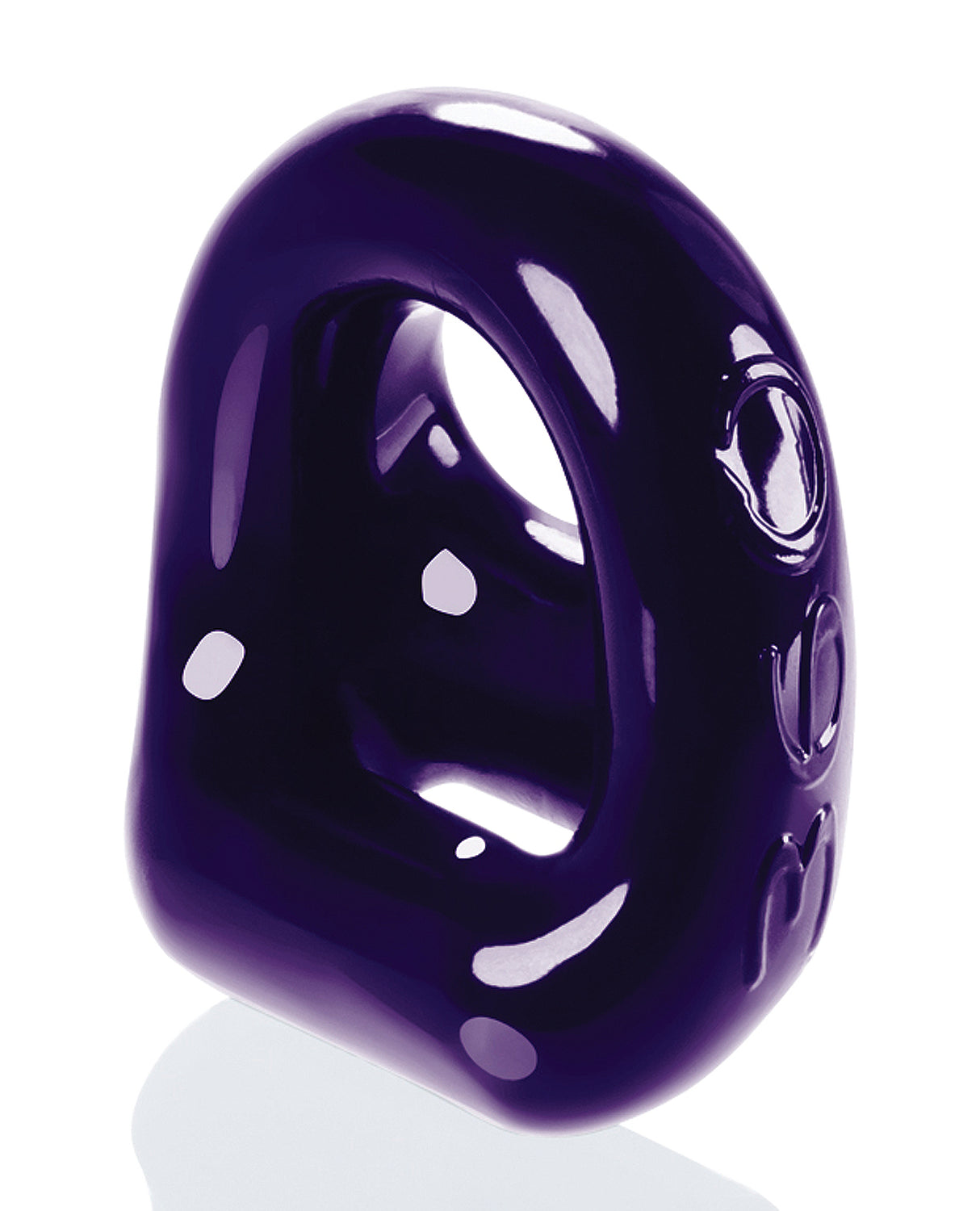 Oxballs 360 Cock Ring & Ballsling Eggplant in deep purple color, designed for comfort and support.