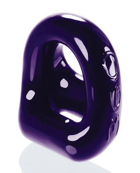Oxballs 360 Cock Ring & Ballsling Eggplant in deep purple color, designed for comfort and support.
