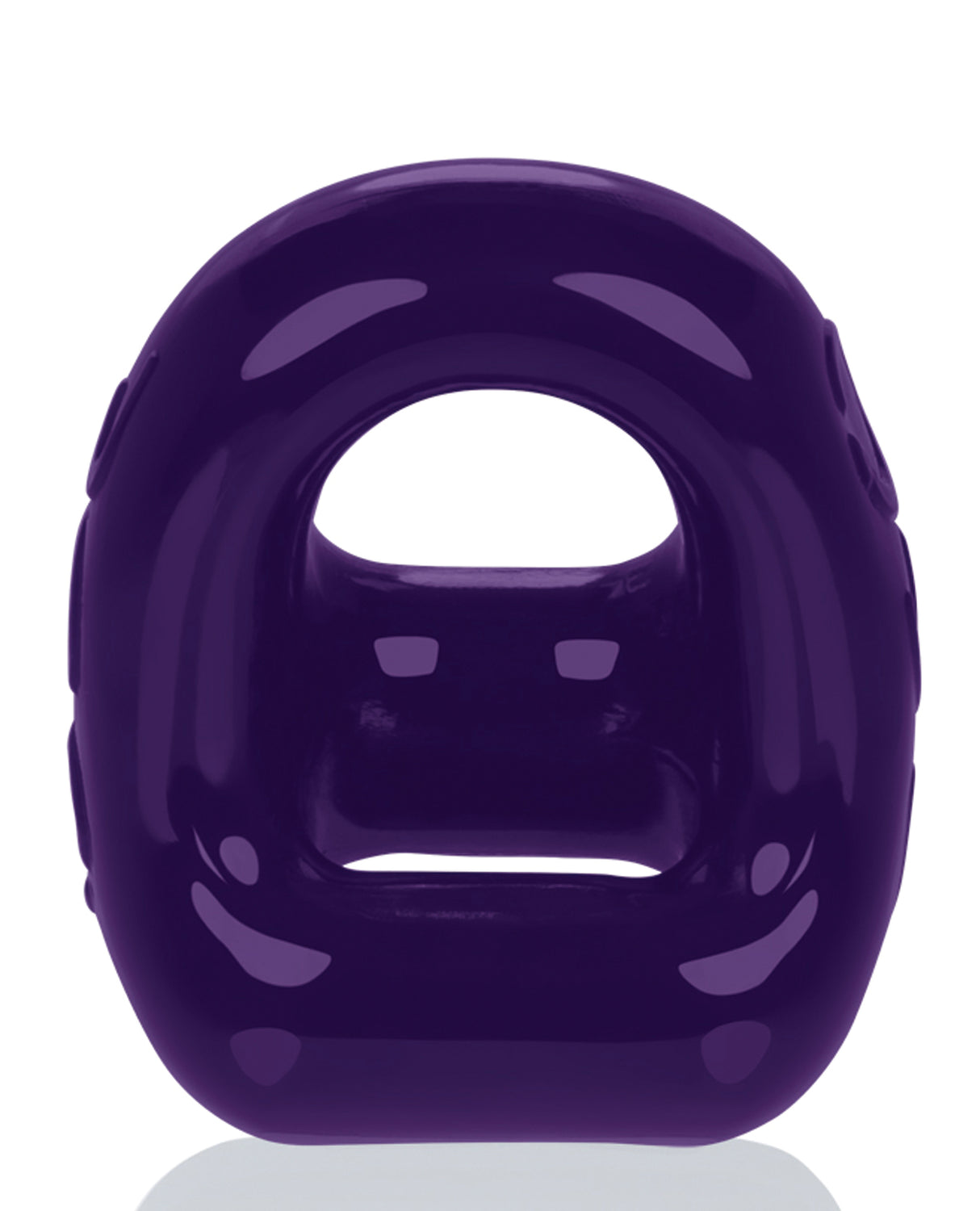 Oxballs 360 Cock Ring & Ballsling Eggplant, a deep purple two-in-one cock ring and ballsling accessory.