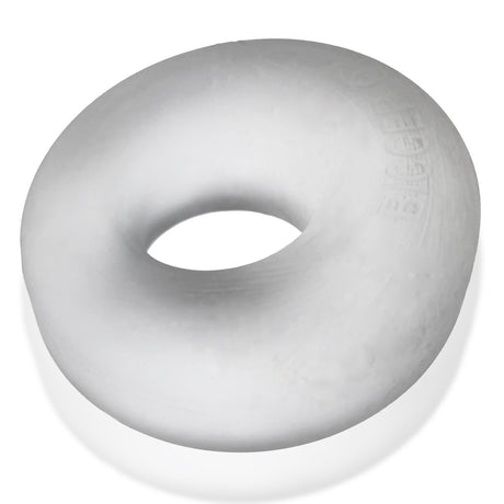 Oxballs Bigger Ox Padded Cock Ring Clear Ice - soft, squishy cock ring designed for comfort and enhanced bulge.