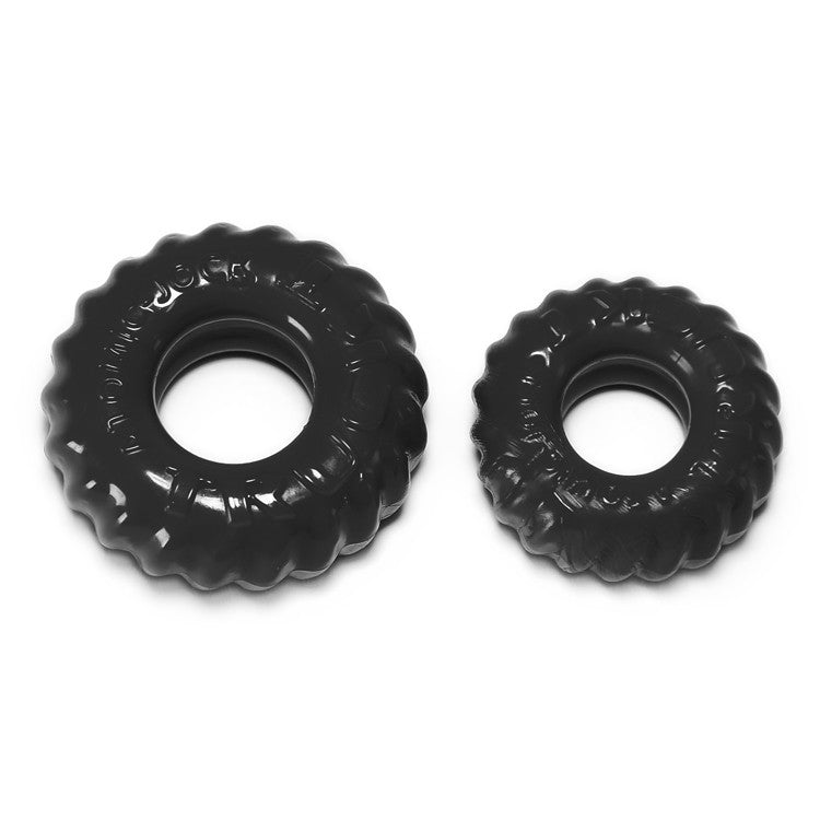 Truckt 2 pc Cockring Set Night featuring two versatile black rings for optimal fit and comfort.