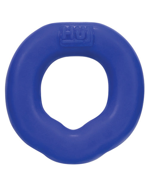 Hunkyjunk Fit Ergo Silicone Cock Ring Cobalt in blue, designed for comfort and support during use.