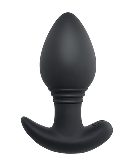 Playboy Pleasure Plug & Play Butt Plug Navy featuring a sleek, tapered design for effortless anal exploration.