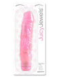Juicy Jewels Precious Pink Realistic Vibrator packaged and ready for pleasure with its lifelike design.