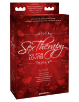 Pipedream Sex Therapy Kit For Lovers packaging showcasing a romantic collection for couples' fun and adventure.